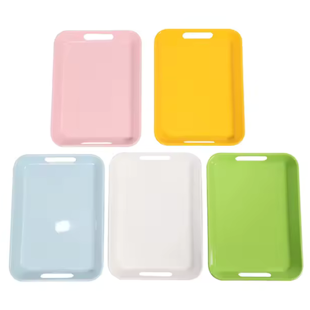 Plateau Moyen en Plastique - Bleu