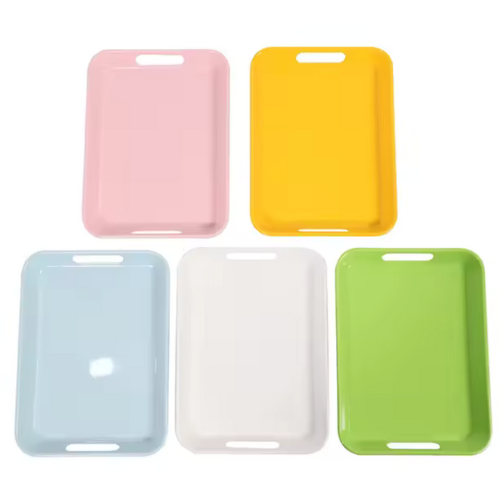 Plateau Moyen en Plastique - Bleu