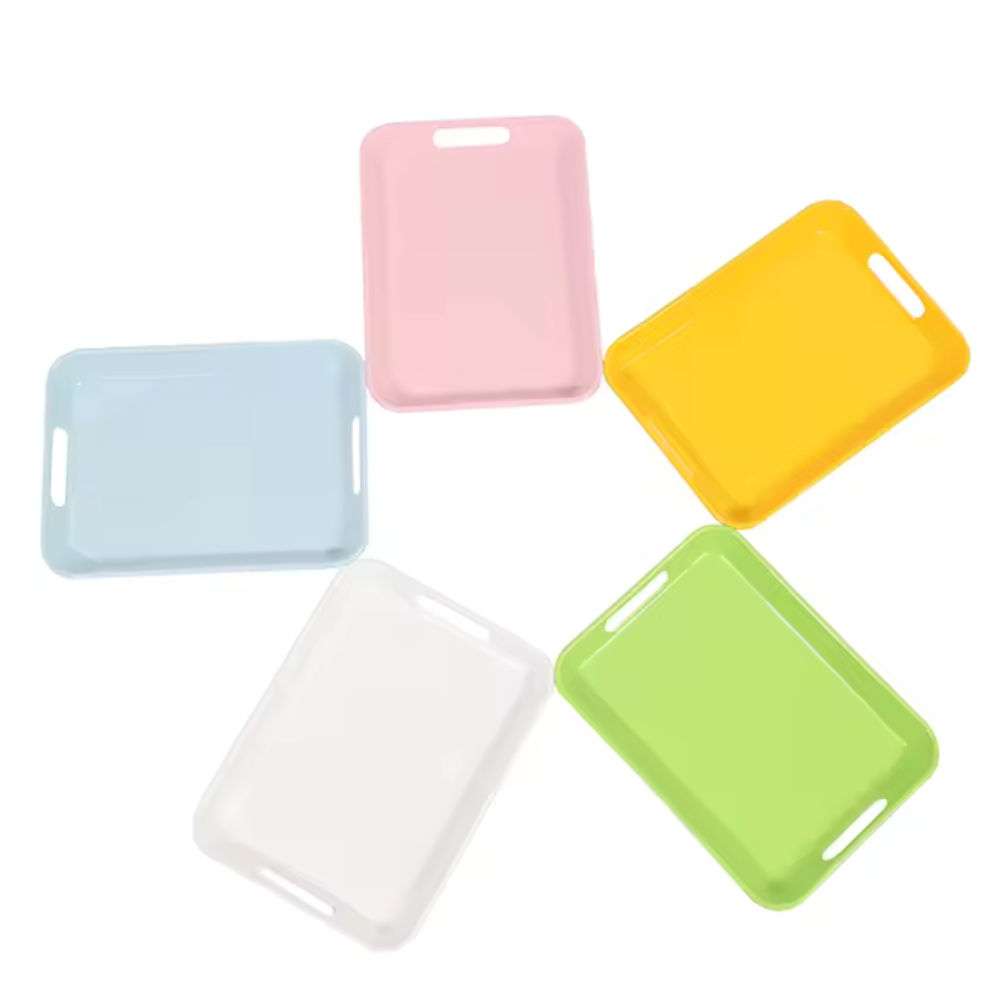 Plateau Moyen en Plastique - Bleu