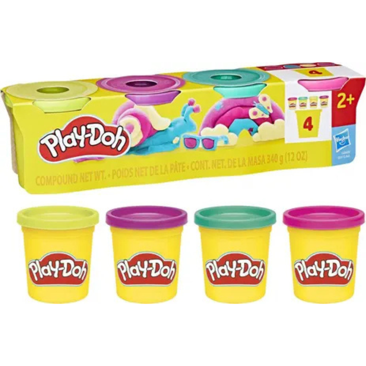 Play-doh - Pack de 4 pots
