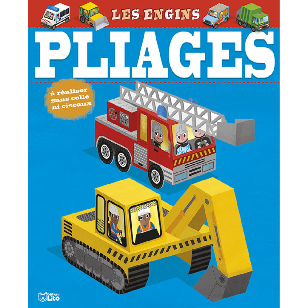 Pliages : Les engins - 1 - Eveil Montessori Maroc