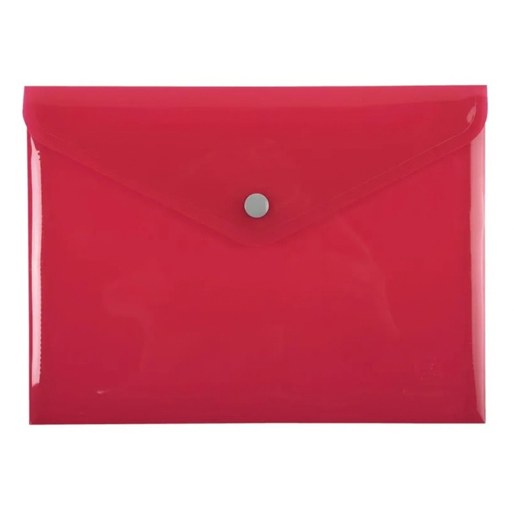 Pochette enveloppe transparente avec bouton-pression – 16 × 12 cm - (Vendu à l'unité) - 5 - Eveil Montessori Maroc