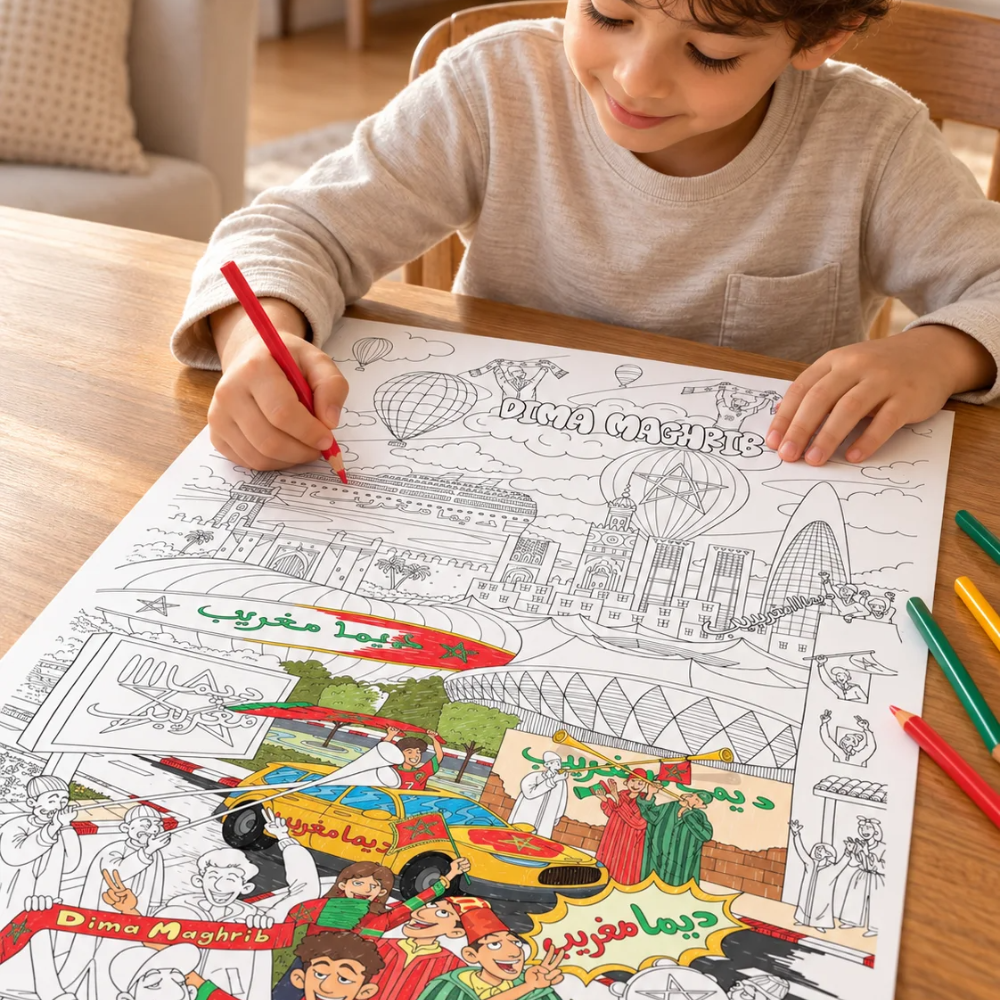 Poster - Dima Maghrib - 1 - Eveil Montessori Maroc