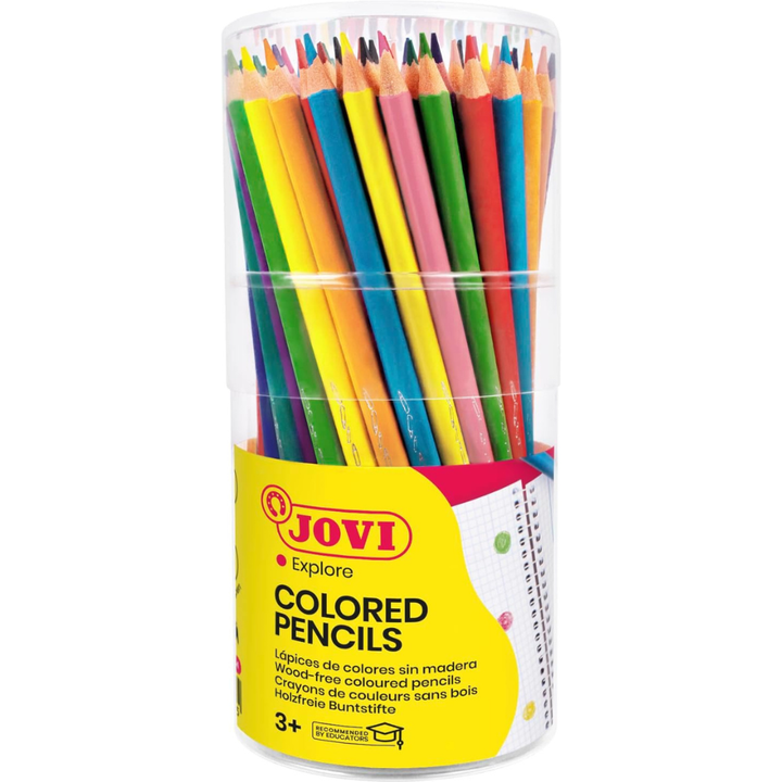 Pot De 84 Crayons De Couleur - 1 - Eveil Montessori Maroc