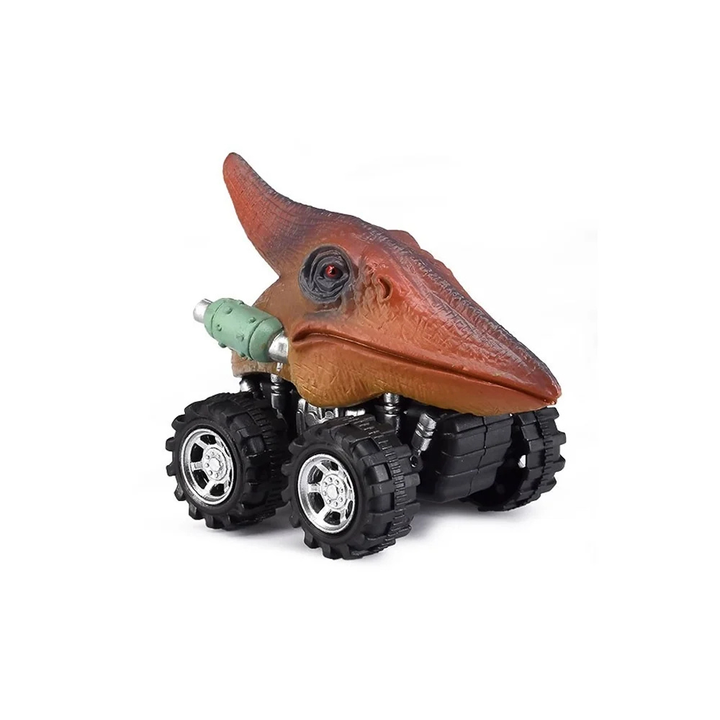 Pull Back Dino Cars - 3 - Eveil Montessori Maroc
