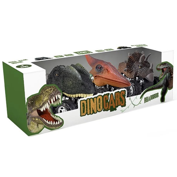 Pull Back Dino Cars - 1 - Eveil Montessori Maroc
