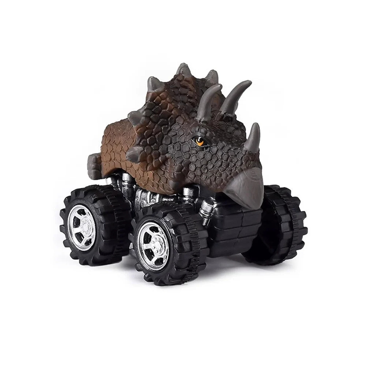 Pull Back Dino Cars - 4 - Eveil Montessori Maroc