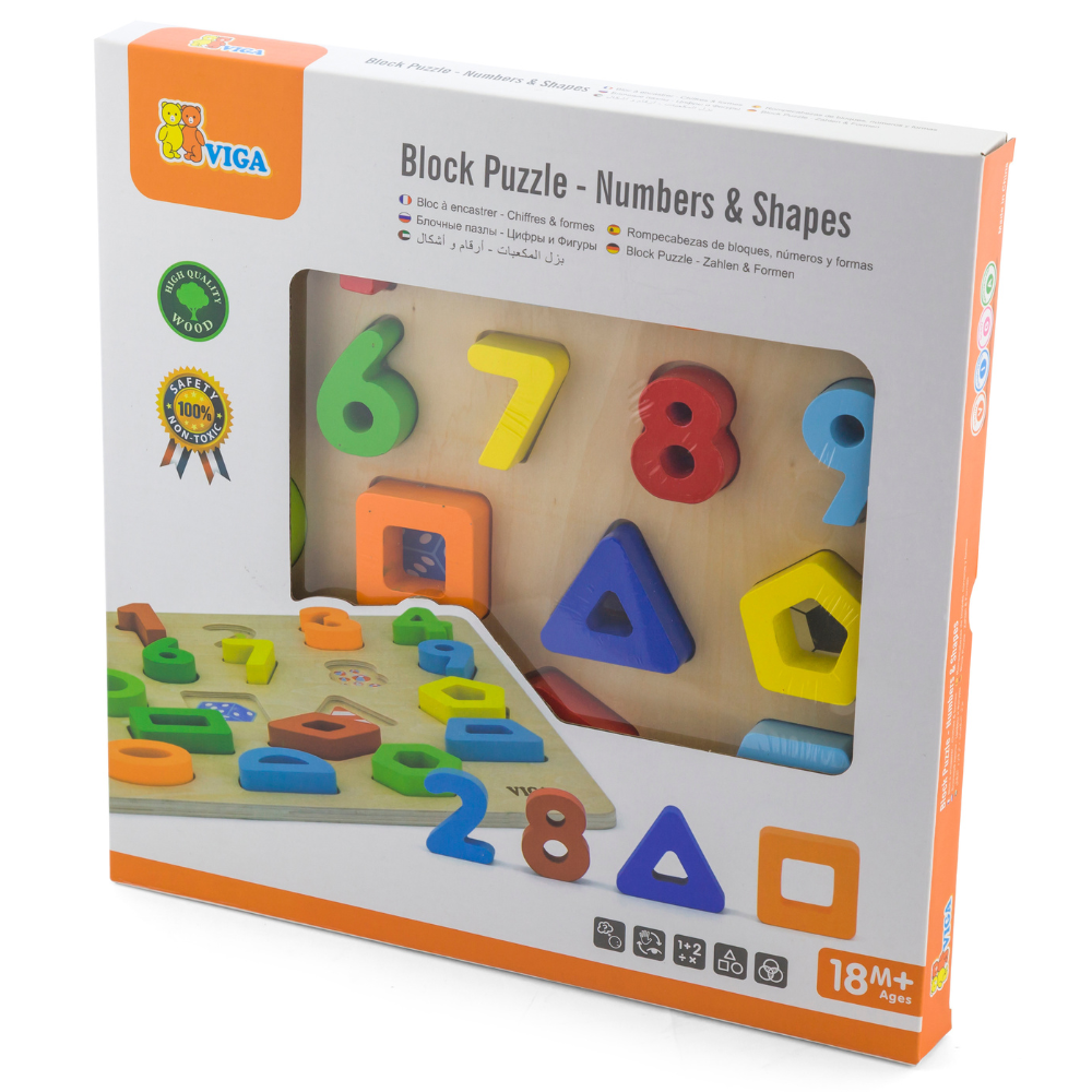Puzzle - Nombres et formes