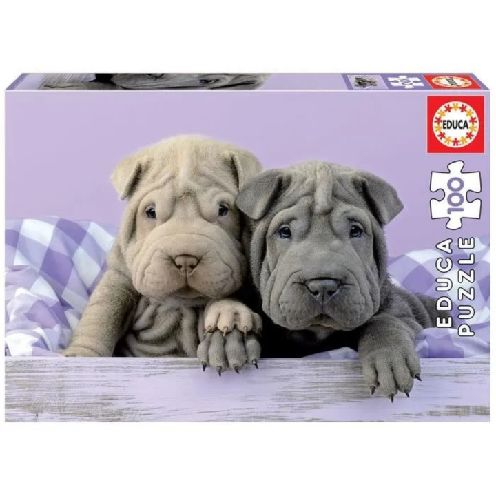 Puzzle 100 pièces - Petits chiots