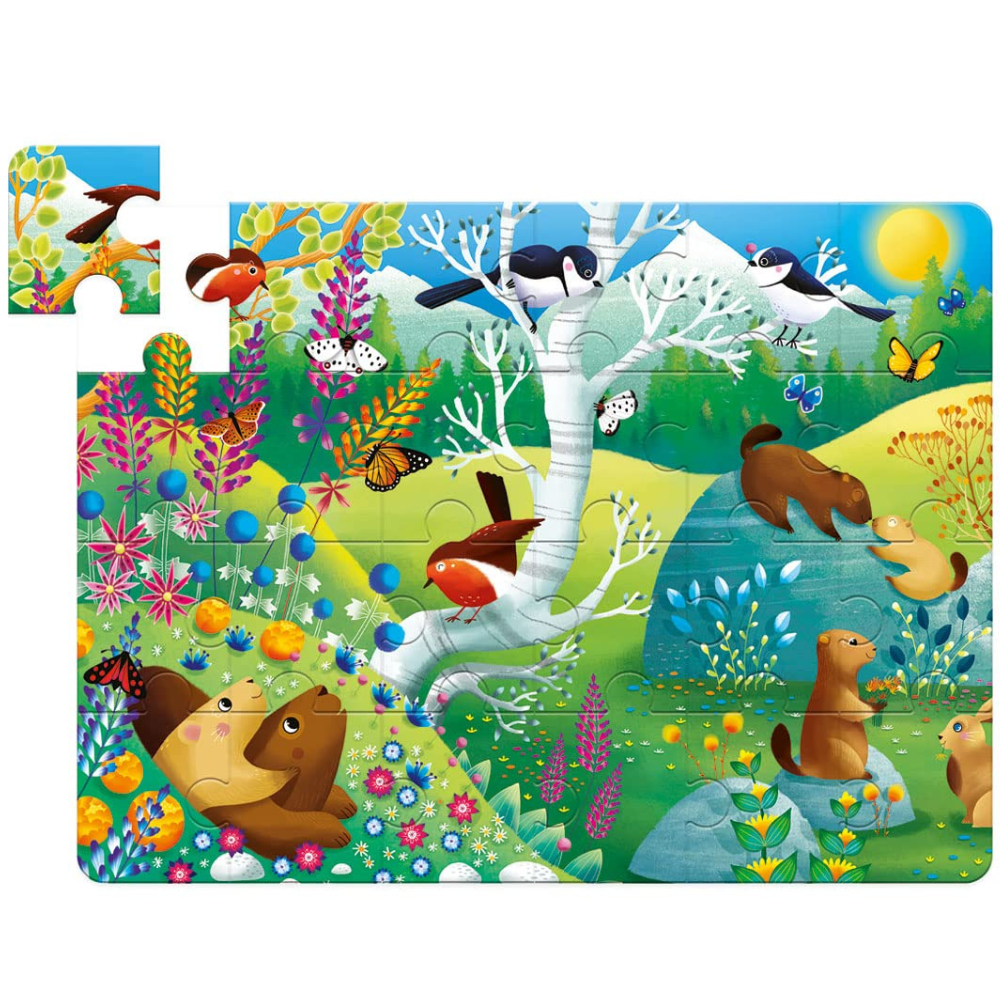 Puzzle 24 pièces : La nature - 2 - Eveil Montessori Maroc