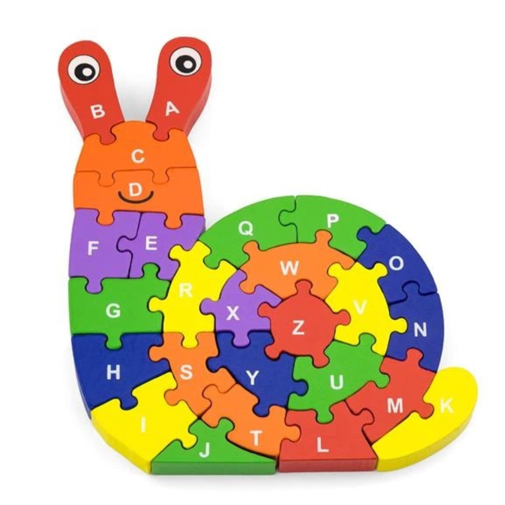 Puzzle 3D Escargot Alphabet