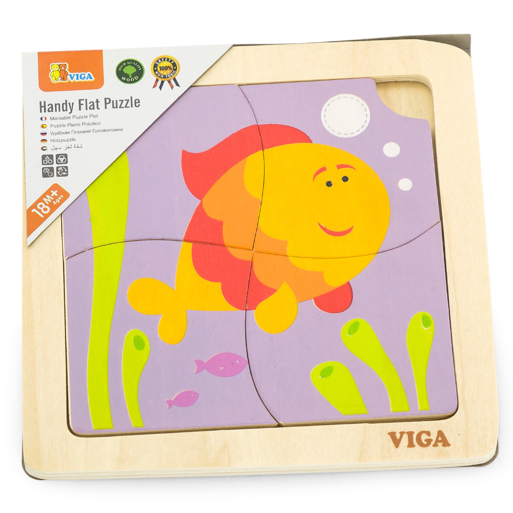 Puzzle 4 pièces - Poisson