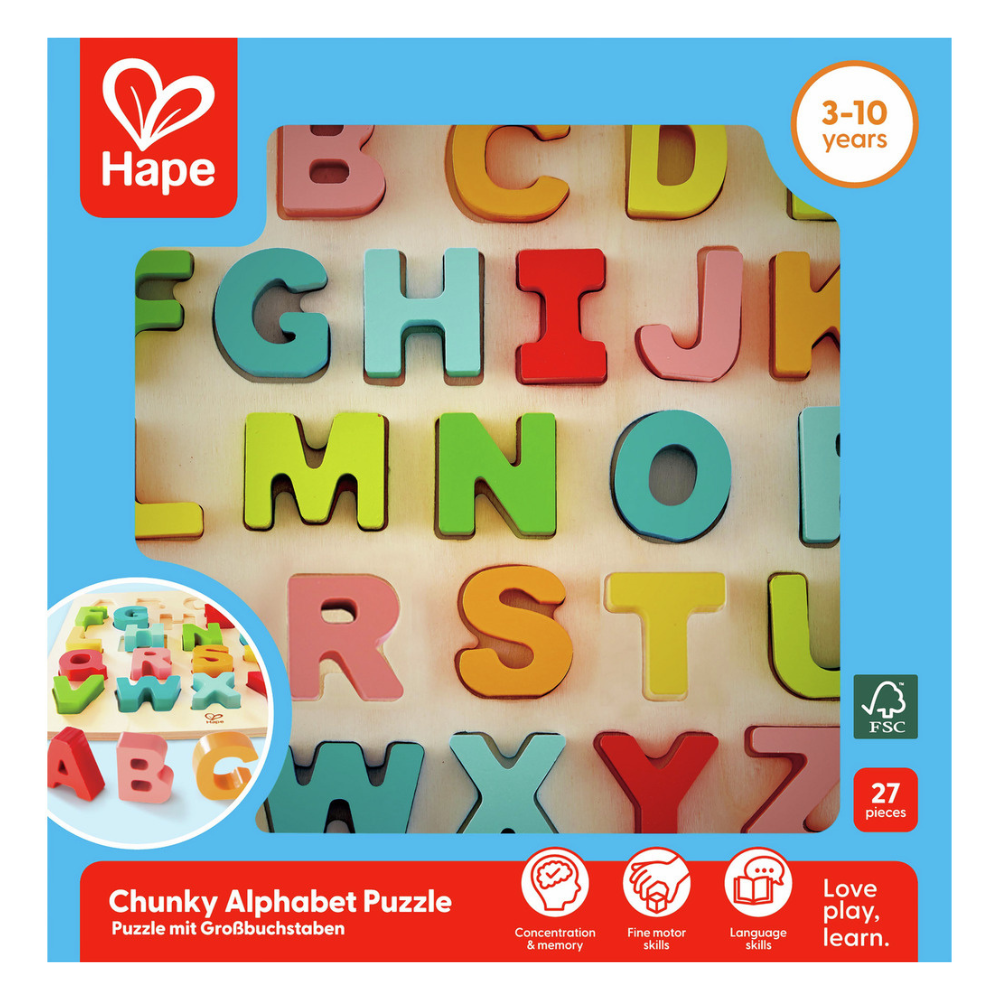 Puzzle Alphabet En Bois