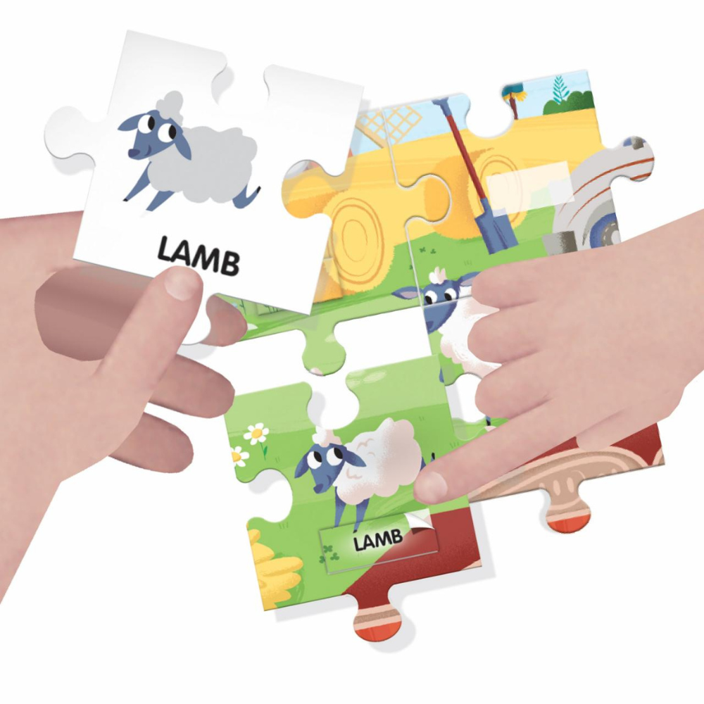 Puzzle Anglais Facile 100 Mots de la Ferme