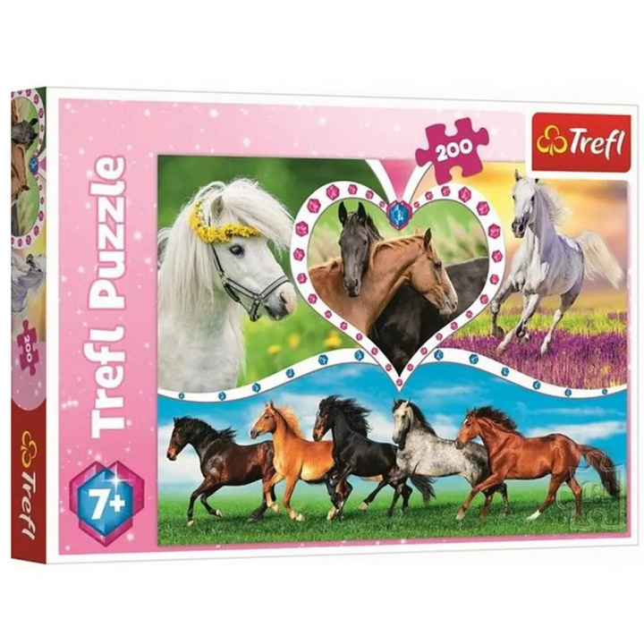 Puzzle Chevaux Magnifiques 200 Pièces