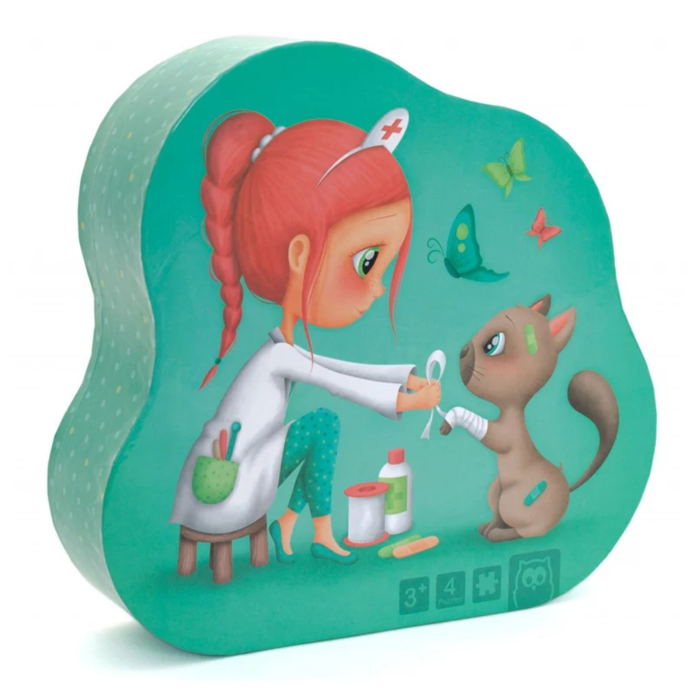 Puzzle Evolutif 4en1 Vétérinaire - 5 - Eveil Montessori Maroc