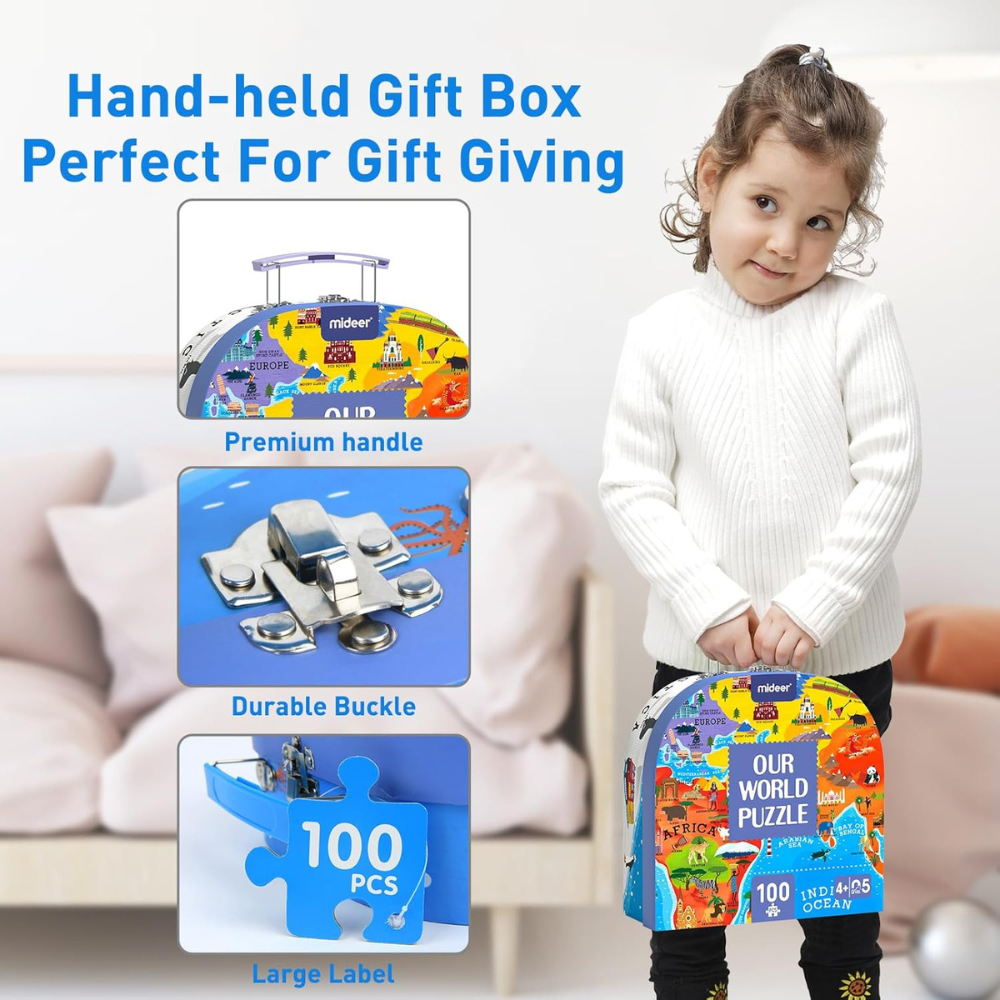 Puzzle Notre Monde en anglais - 100 pcs