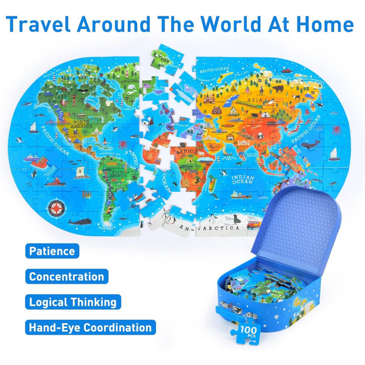 Puzzle Notre Monde en anglais - 100 pcs