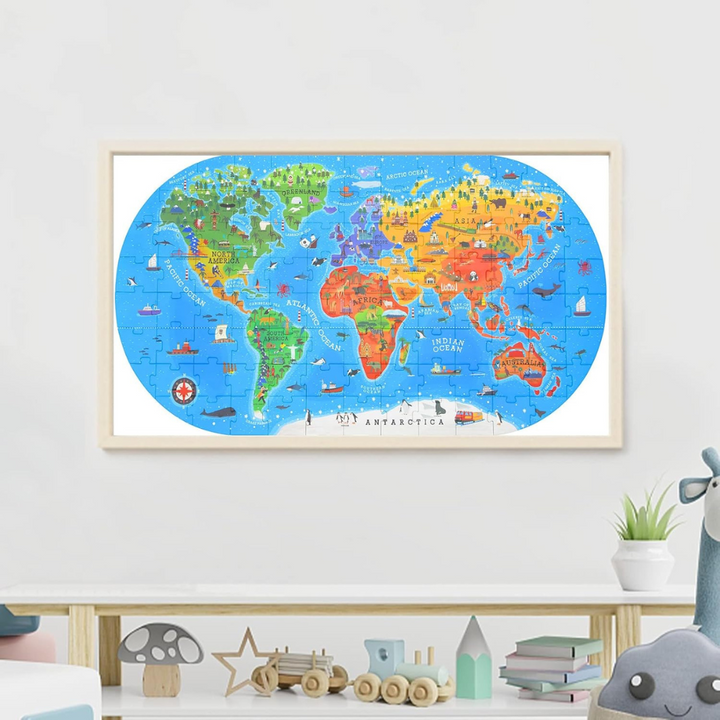 Puzzle Notre Monde en anglais - 100 pcs