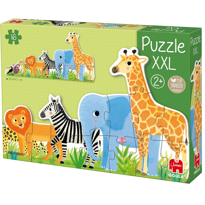 Puzzle XXL : Les animaux de la jungle