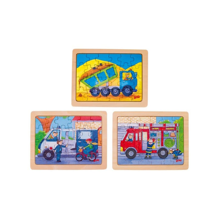 Puzzle, les métiers (Lot de 3)