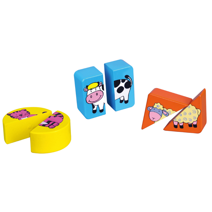 Puzzle d'Encastrement Animaux de la Ferme