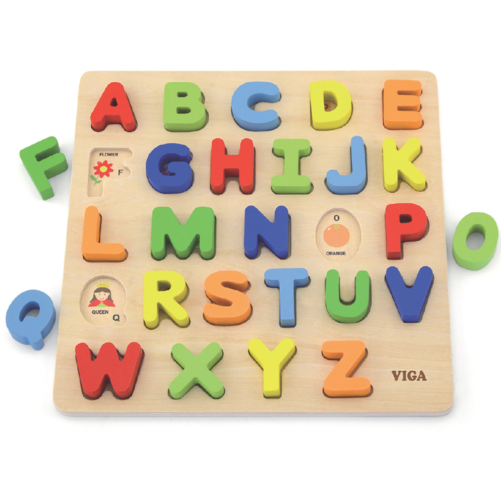 Puzzle de Blocs - Alphabet Majuscules