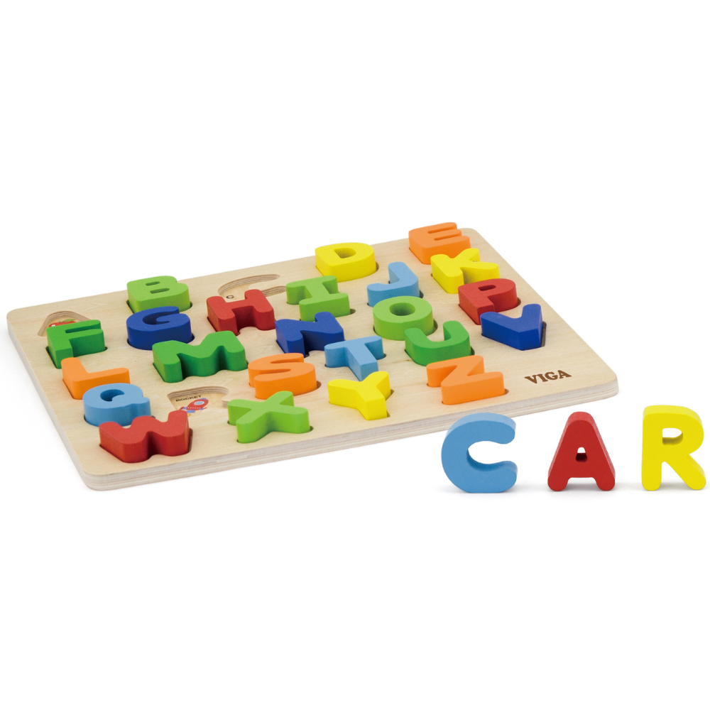 Puzzle de Blocs - Alphabet Majuscules