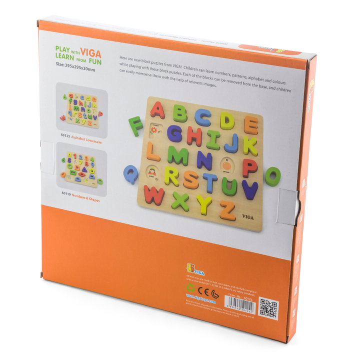 Puzzle de Blocs - Alphabet Majuscules