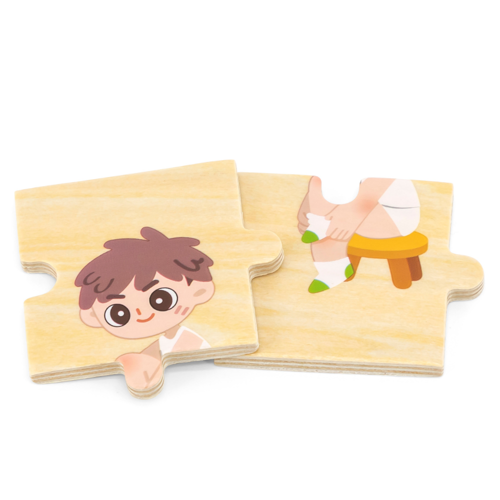 Puzzle de Séquence Pour S'habiller