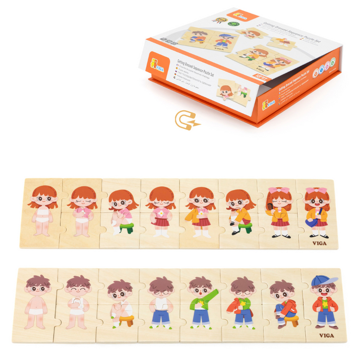 Puzzle de Séquence Pour S'habiller