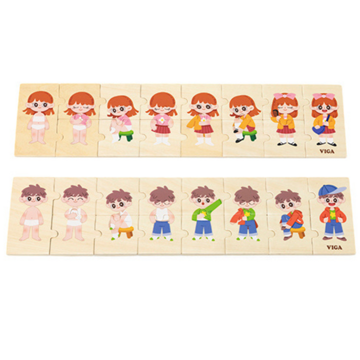 Puzzle de Séquence Pour S'habiller