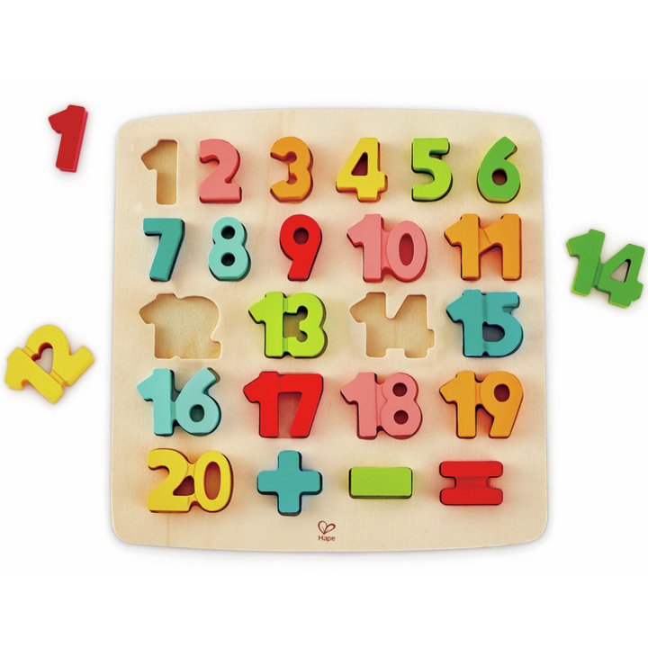 Puzzle des nombres 1 à 20