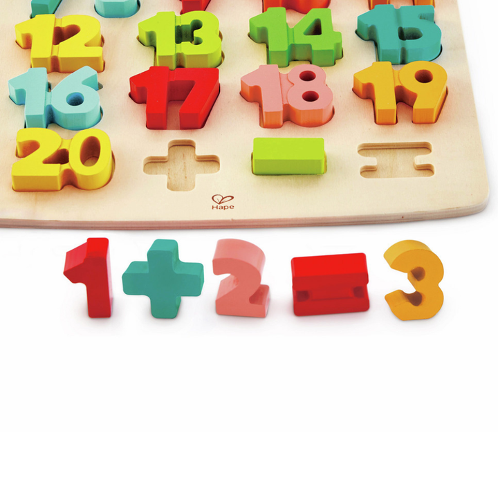 Puzzle des nombres 1 à 20