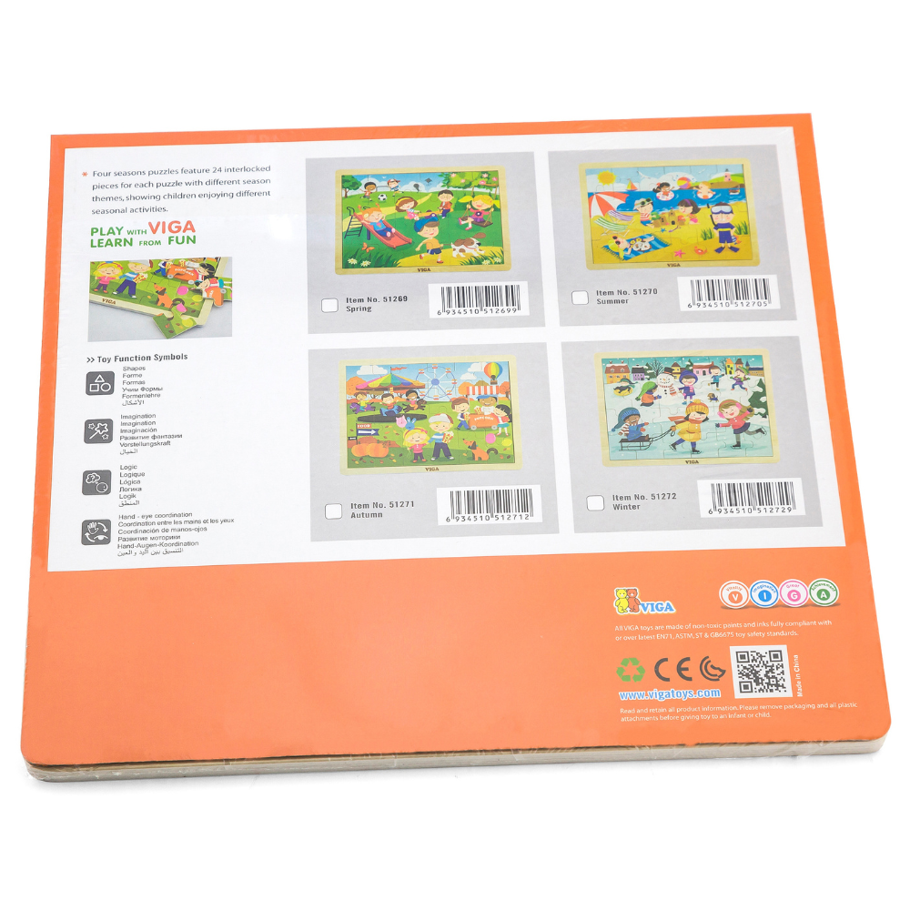 Puzzle des saisons - Hiver - 24 pièces