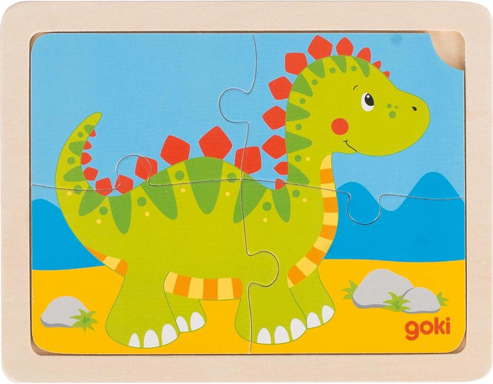 Puzzle en Bois 4 Pièces, (lot de 3)