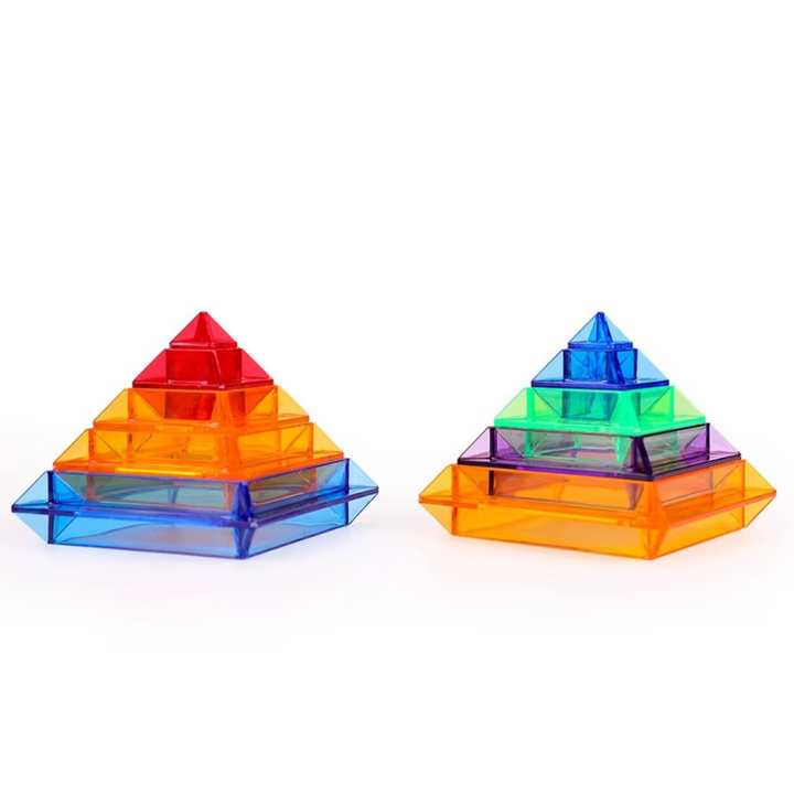 Pyramide de Couleur Translucide - Pack de 30