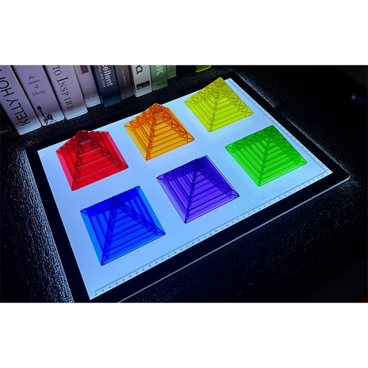 Pyramide de Couleur Translucide - Pack de 30