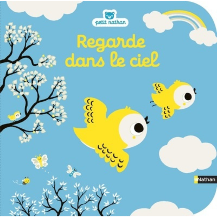 Regarde dans le ciel - Livre d'éveil à toucher pour les bébés, dès 6 mois - 4 - Eveil Montessori Maroc