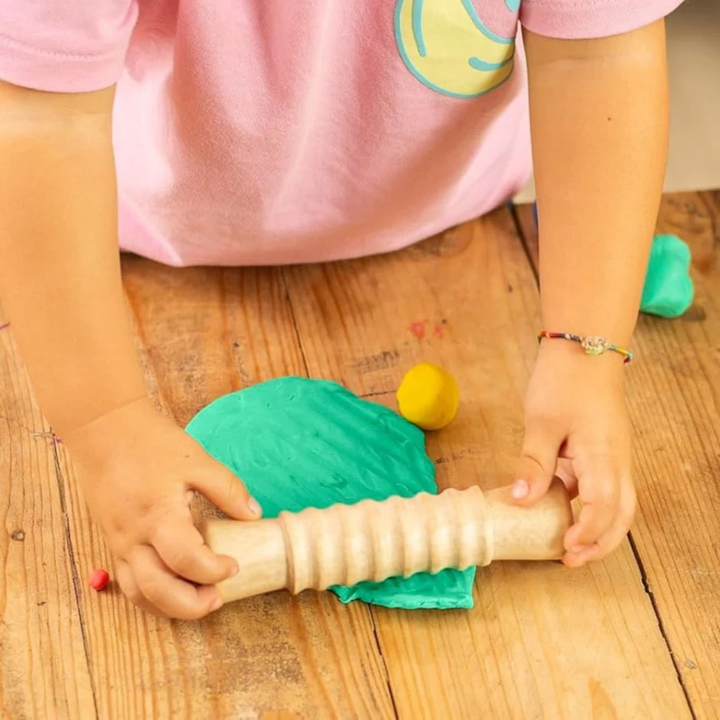 Rouleaux sensoriels en bois – Set de 3 textures différentes - 3 - Eveil Montessori Maroc