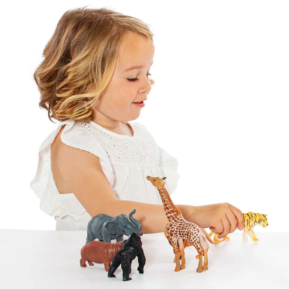 Set de 6 Animaux sauvages - 2 - Eveil Montessori Maroc