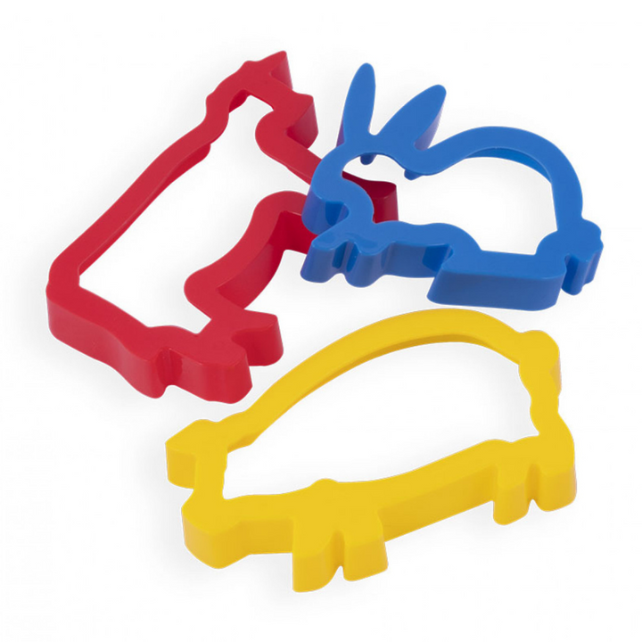 Sachet 6 moules de modelage animaux de la ferme