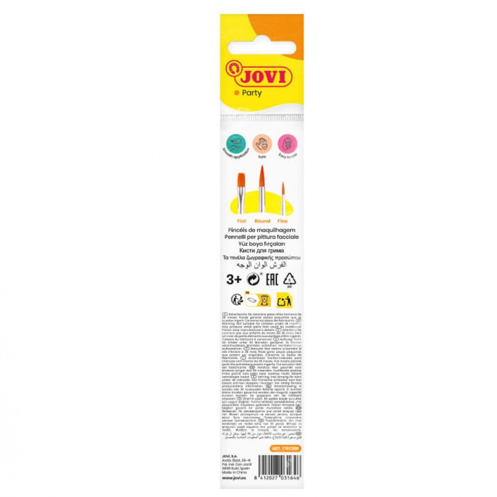 Sachet de 3 pinceaux pour le maquillage