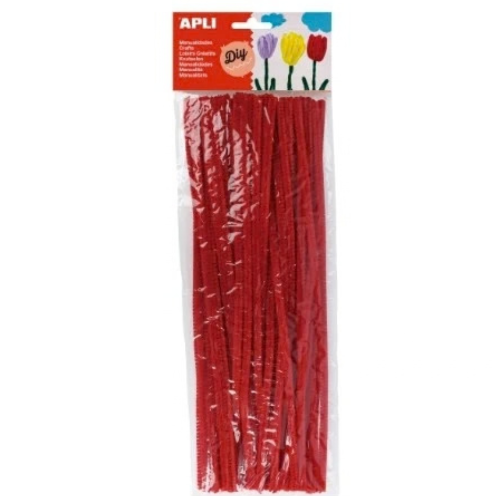 Sachet de 50 Chenilles rouges - 1 - Eveil Montessori Maroc
