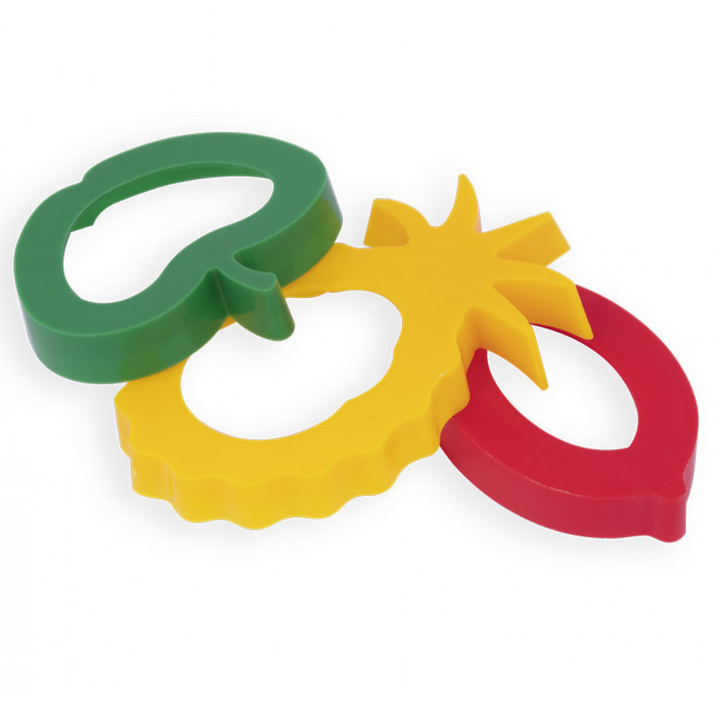 Sachet de 6 moules de modelage fruits