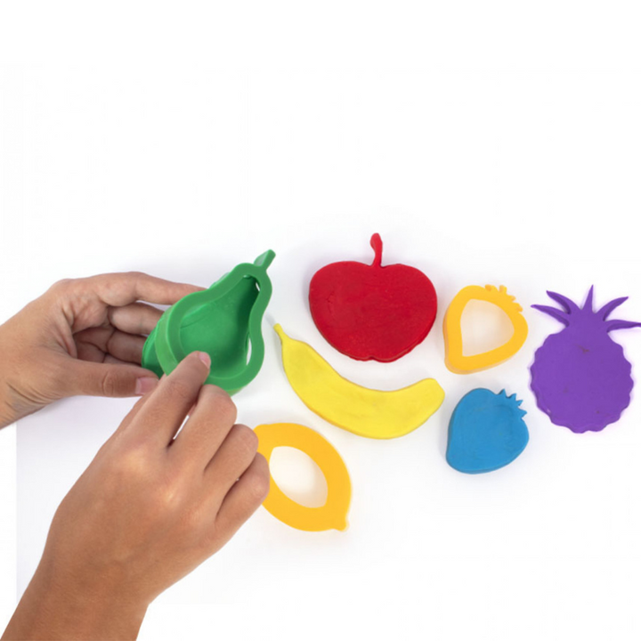 Sachet de 6 moules de modelage fruits