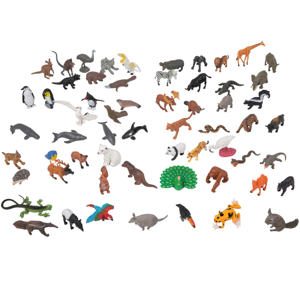 Set d'Animaux des 7 Continents - 1 - Eveil Montessori Maroc