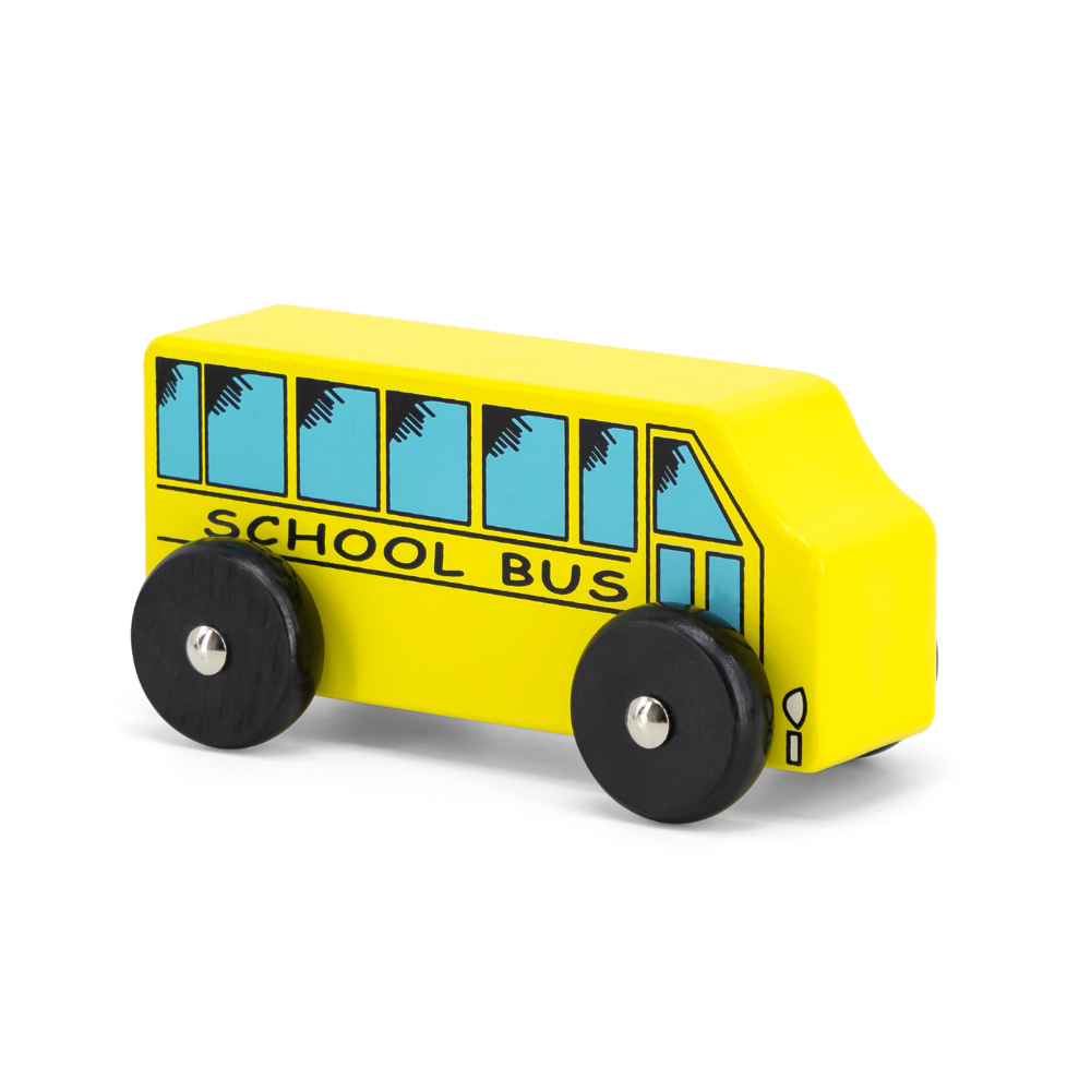 Set de Véhicules en bois - 6pcs - 2 - Eveil Montessori Maroc