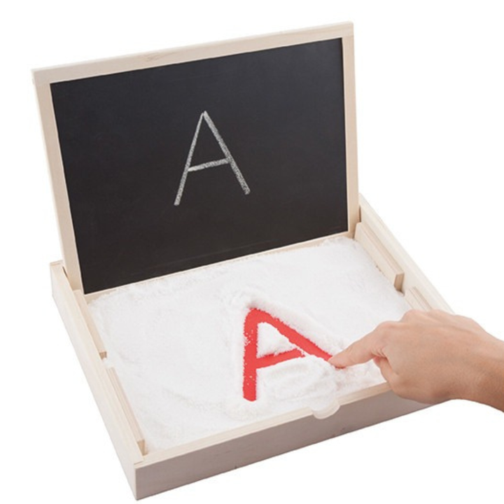 Set plateau et tableau multi-sensoriel de pré-écriture