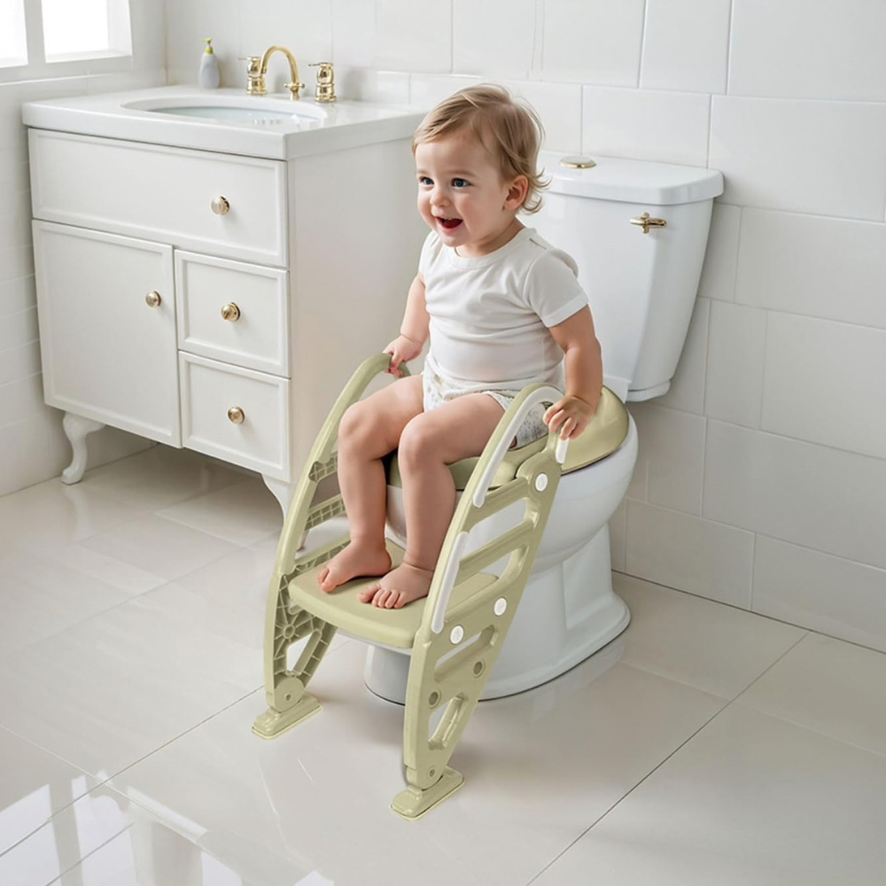 Siège de toilette Eco Green avec marchepieds - 2 - Eveil Montessori Maroc